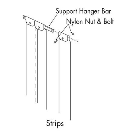 Allpoints 1241222 Kason 401Sc6064284 Curtain, Strip For Kason 1241222